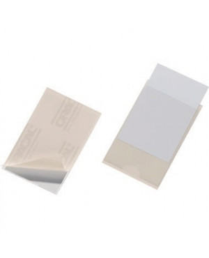 DURABLE Selbstklebetasche Pocketfix 837919 93x62mm sk tr 100 St./Pack.