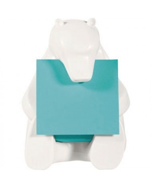 Post-it® Super Sticky Z-Notes Spender Eisbär 76x76mm 90 Bl ws