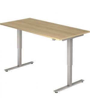 Hammerbacher Schreibtisch VXDSM16/E/S 160x80cm eiche