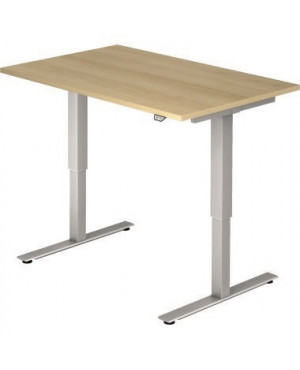 Hammerbacher Schreibtisch VXDSM12/E/S 120x80cm eiche