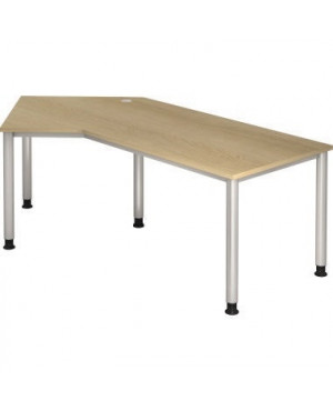 Hammerbacher Schreibtisch VHS21/E/S 210x113cm eiche