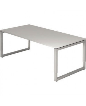 Hammerbacher Schreibtisch VRS2E/5 200x100cm grau