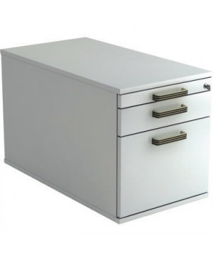 Hammerbacher Rollcontainer Solid VTC20 SG-Griff grau