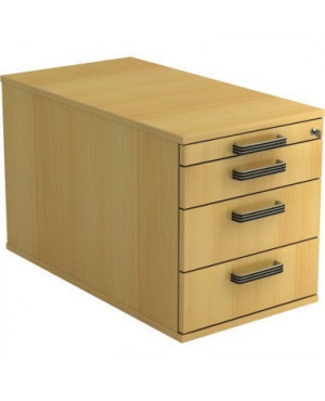 Hammerbacher Rollcontainer Solid VTC30 SG-Griff buche