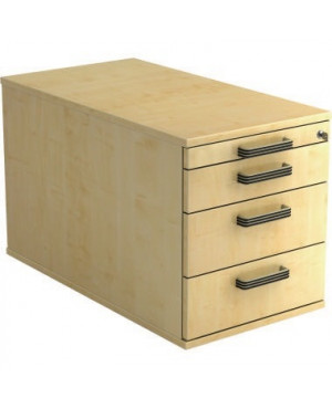 Hammerbacher Rollcontainer Solid VTC30 SG-Griff ahorn