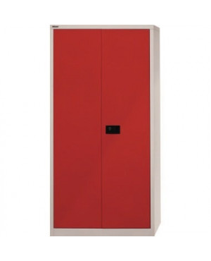 Bisley Flügeltürenschrank Universal E782AAG506 Garderobe l.gr/rot