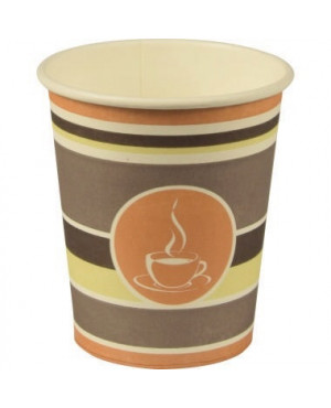 PAPSTAR Trinkbecher Coffee To Go 90128 0,2l braun 50 St./Pack.