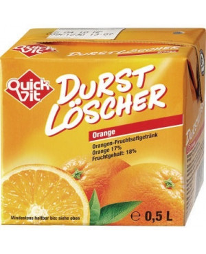 QuickVit Getränk Orange 686322 TetraPak 0,5l 12 St./Pack.