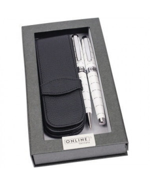 ONLINE Schreibgeräteset 38266 FH/KS/Etui Lined White