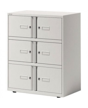 Bisley Office Lodge Essentials YELD0810696 6Türen weiß