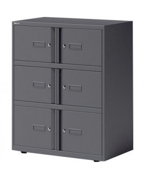 Bisley Office Lodge Essentials YELD0810634 6Türen anthrazit