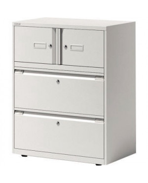 Bisley Kombination Essentials YECO0810696 2Türen 2Schübe ws