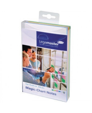 Legamaster Flipchartnotizen Magic Chart 7-159494 sort. 250 St./Pack.