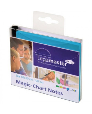 Legamaster Flipchartnotizen Magic Chart 7-159510 blau 100 St./Pack.