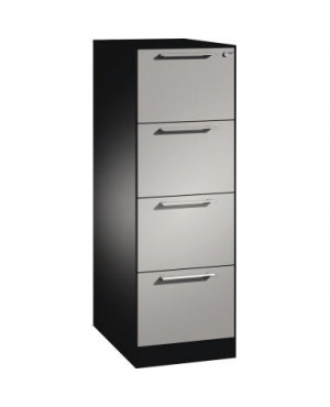 C+P Hängeregistraturschrank Asisto 146225411S10035 A4 1bahnig sgr/lgr