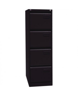 Bisley Hängeregistraturschrank Light IPCCA1463 1bahnig 4Schübe sw