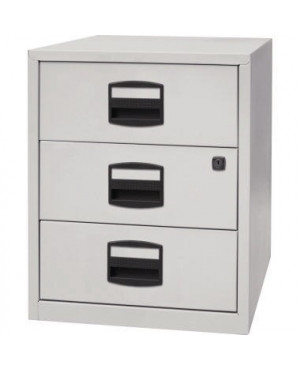 Schubladenschrank PFAM3S645 3Schubfächer lichtgrau