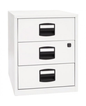 Schubladenschrank PFAM3S696 3Schubfächer verkehrsweiß