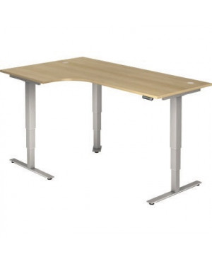 Hammerbacher Schreibtisch VXDSM82/E/S 200x120cm eiche