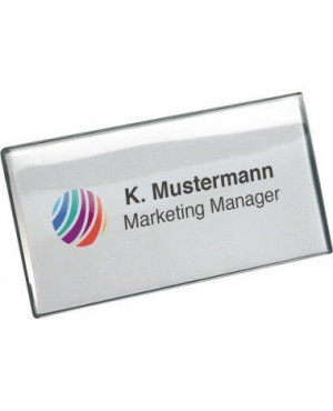 UNISTO Namensschild Translex M 36831 Magnet tr 20 St./Pack.