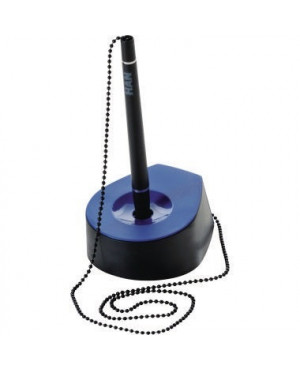 HAN Kugelschreiberständer SALSA 1770-34 +Kette schwarz/blau