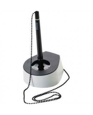 HAN Kugelschreiberständer SALSA 1770-31 +Kette schwarz/lichtgrau