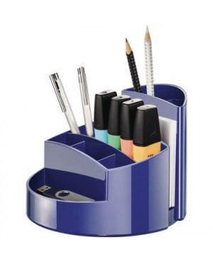 HAN Köcher RONDO 17460-14 9Fächer Polystyrol blau