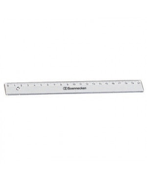 Soennecken Lineal 1820 20cm Kunststoff transparent