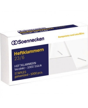 Soennecken Heftklammer 3144 23/13 SUPER verzinkt 1.000 St./Pack.