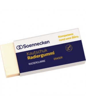 Soennecken Radierer 0339 Kautschuk weiß