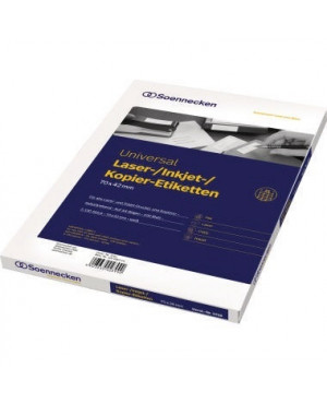 Soennecken Etikett 5761 70x42mm weiß 2.100 St./Pack.