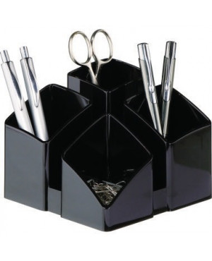 HAN Schreibtischköcher SCALA 17450-13 4Fächer schwarz