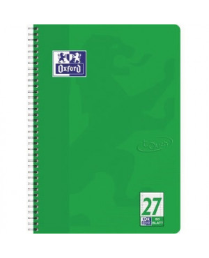 Oxford Collegeblock Touch 400086494 A4+ L27 liniert grasgr