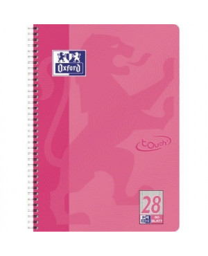 Oxford Collegeblock Touch 400086496 A4+ L28 kariert rosa