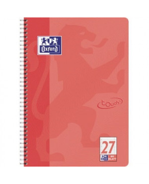 Oxford Collegeblock Touch 400086493 L27 liniert koralle