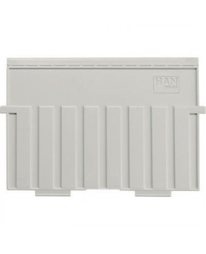 HAN Stützplatte 9025-11 DIN A5 quer Polystyrol lichtgrau