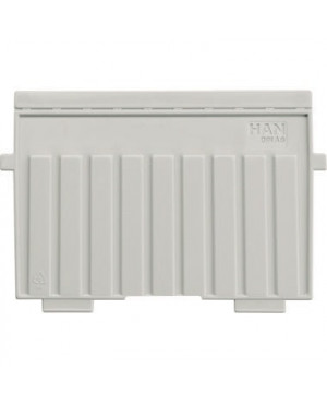 HAN Stützplatte 9026-11 DIN A6 quer Polystyrol lichtgrau