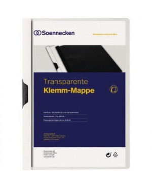 Soennecken Klemmmappe 3314 DIN A4 bis 30Blatt PVC weiß