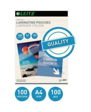 Leitz Laminierfolie 33826 DIN A4 100mic 100 St./Pack.