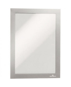 DURABLE Magnetrahmen DURAFRAME 487123 DIN A5 silber 2 St./Pack.
