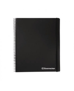 Soennecken Officebook 2352 DIN A4+ 90g 80Bl. Gummizug 3Register kar.