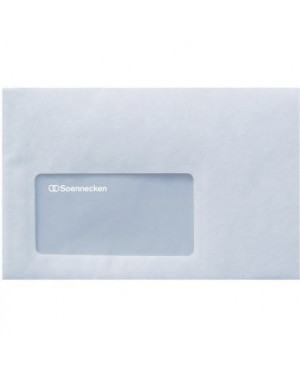 Soennecken Briefhülle 2913 C6 75g mF sk hf weiß 1.000 St./Pack.