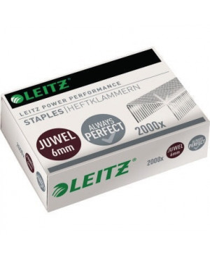 Leitz Heftklammer Juwel 56420000 6mm verzinkt 2.000 St./Pack.