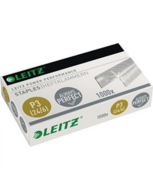 Leitz Heftklammer 55700000 24/6 30Bl. verzinkt 1.000 St./Pack.
