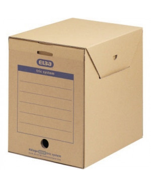 ELBA Archivbox Maxi tric system 100421092 für DIN A4 naturbraun
