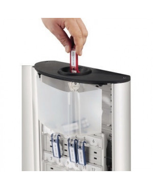 DURABLE Schlüsselschrank KEY BOX code 54 196823 metallic silber