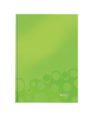 Leitz Notizbuch WOW 46281064 DIN A5 80Bl. kar. grün metallic