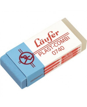 Läufer Radierer Plast-Combi 07400 46x20x9mm