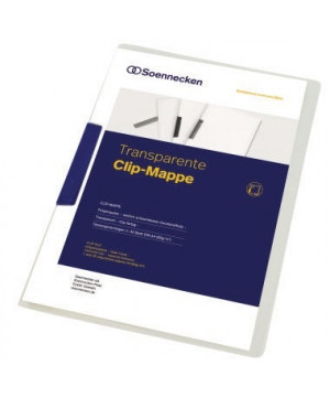 Soennecken Klemmmappe 3262 DIN A4 Polypropylen Clip blau
