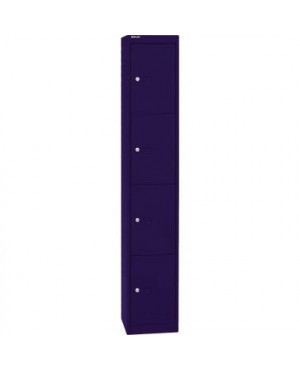 Bisley Garderobenschrank Office CLK124639 4Fächer oxfordblau